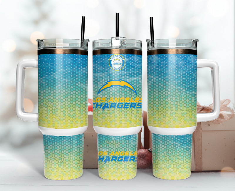 Los Angeles Chargers Tumbler with Straw - Stay Hydrated in Style