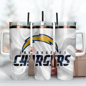 Los Angeles Chargers Insulated Tumbler with Straw - Perfect Gift for Fans