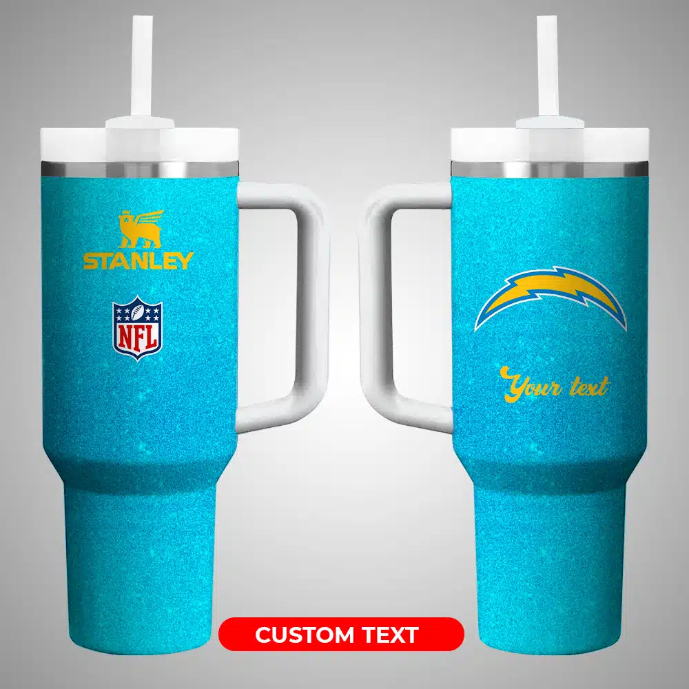 Custom NFL Team Logo Insulated Tumbler with Straw - Perfect Gift for Fans