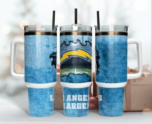 Custom Los Angeles Chargers Tumbler - Perfect Gift for Fans