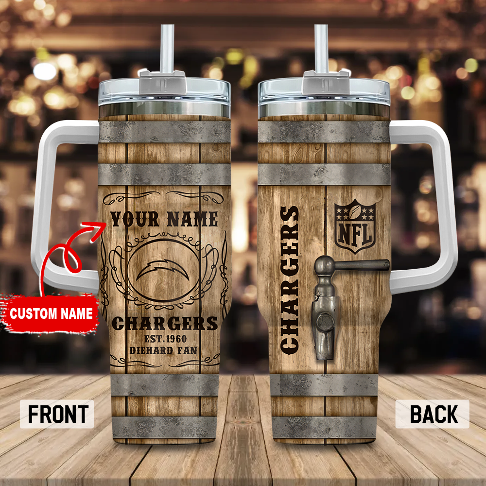 Custom NFL Team Barrel Mug with Handle - Personalized Fan Gift
