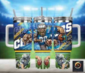 Football Fan Insulated Tumbler with Handle – Stay Hydrated & Show Team Spirit!