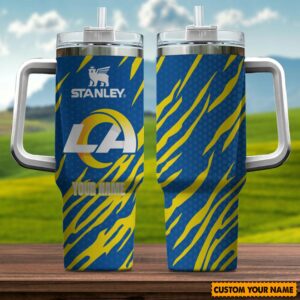 Customizable Stanley Tumbler with Handle - Vibrant LA Design