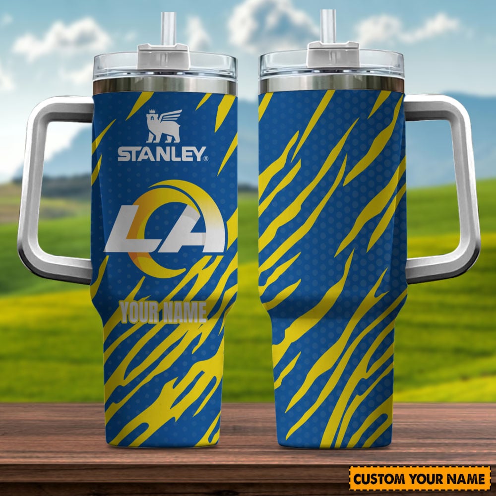 Customizable Stanley Tumbler with Handle - Vibrant LA Design