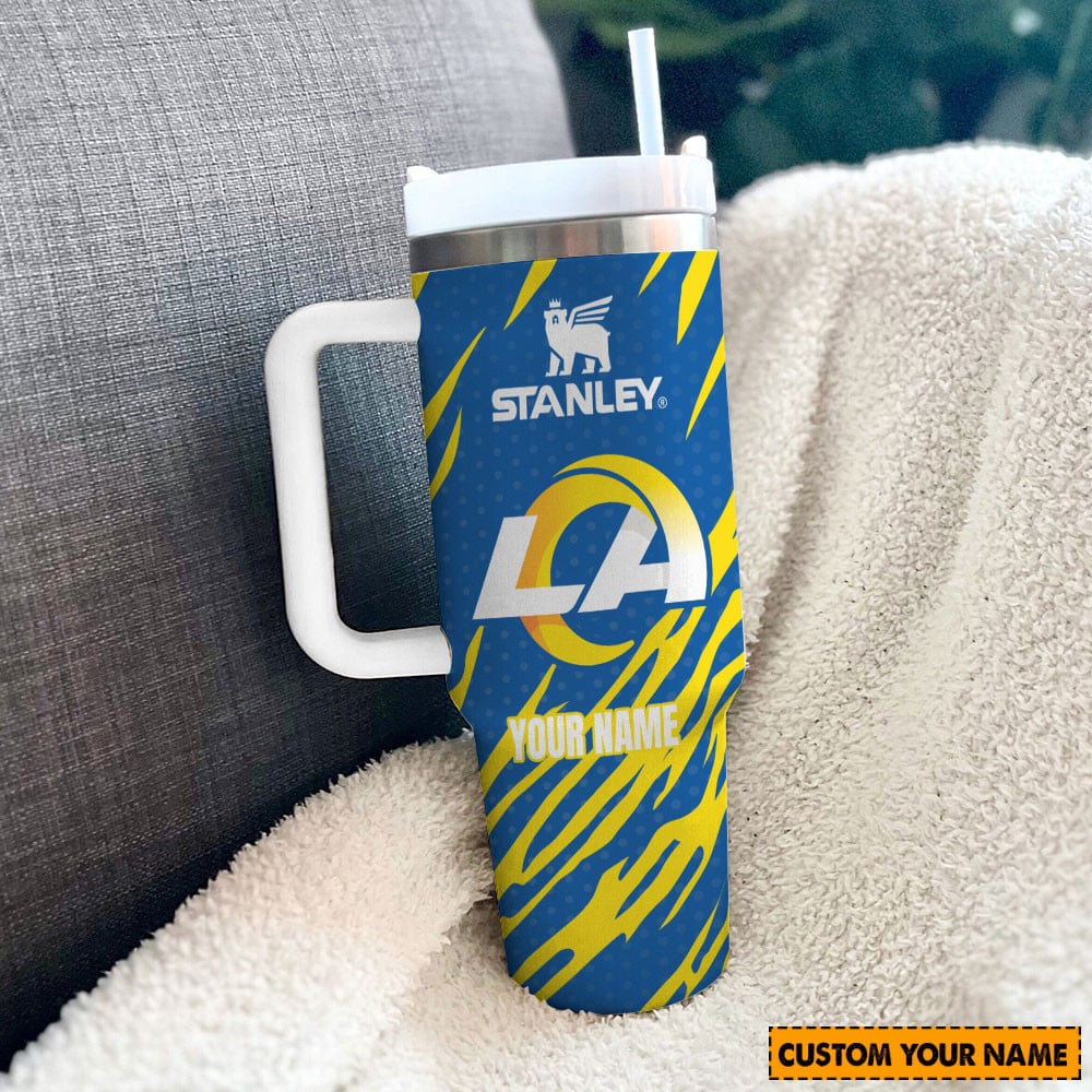 Customizable Stanley Tumbler with Handle - Vibrant LA Design - Image 2