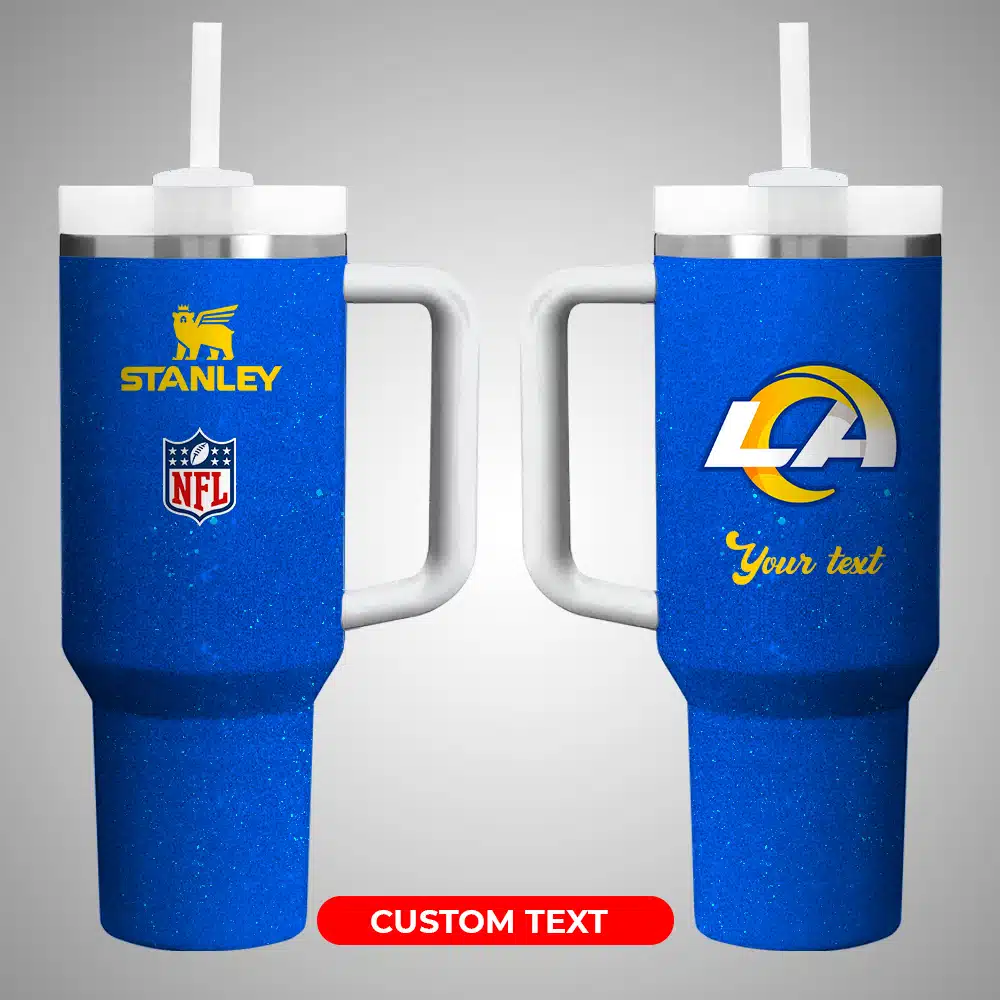 Custom NFL Team Tumbler with Straw - Personalized Gift for Fans
