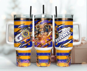 Vibrant Rams Tumbler - Perfect Gift for Football Fans