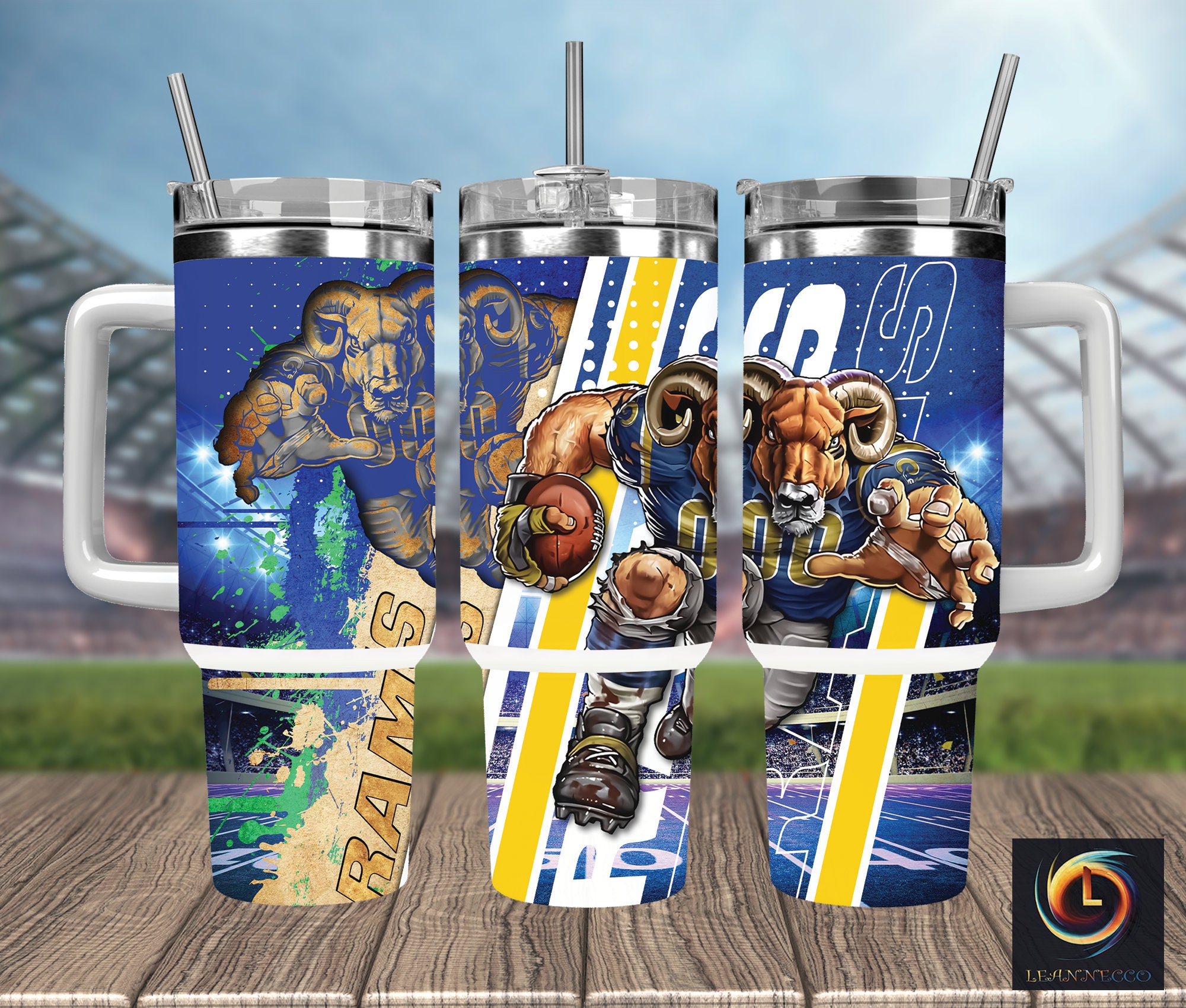 Limited Edition Football Tumbler Mug - Stay Hydrated in Style!