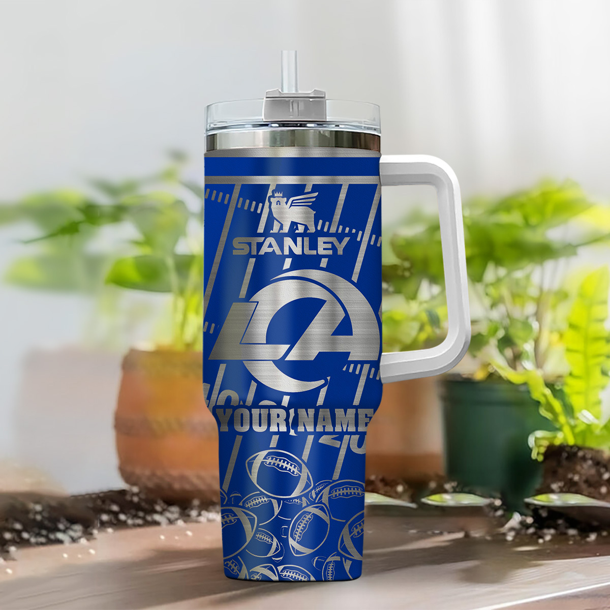 Customizable Sports Tumbler with Handle - Personalize Your Style - Image 2