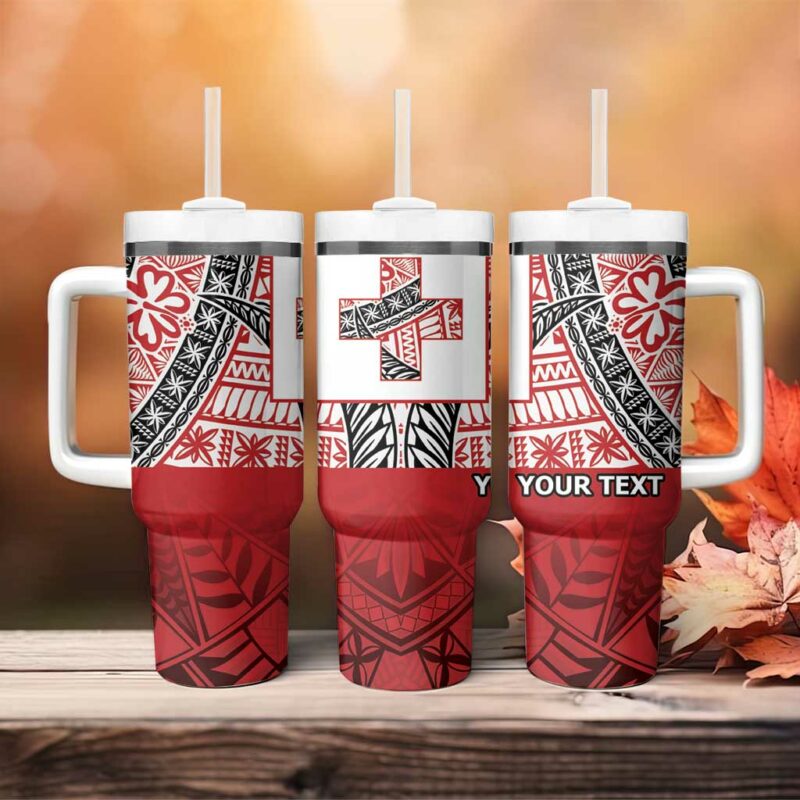 Malo e lelei Tonga Custom Stanley Quencher 40oz Stainless Steel Tumbler With Handle - Threewoofs - Image 4