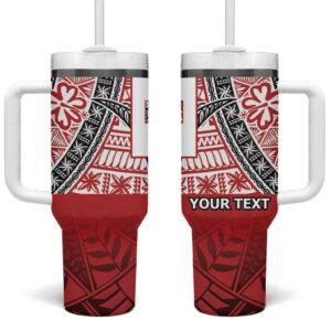 Malo e lelei Tonga Custom Stanley Quencher 40oz Stainless Steel Tumbler With Handle - Threewoofs