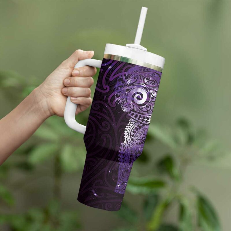 Matariki New Zealand Maori Koru Art Tattoo Custom Stanley Quencher 40oz Stainless Steel Tumbler With Handle - Threewoofs - Image 3