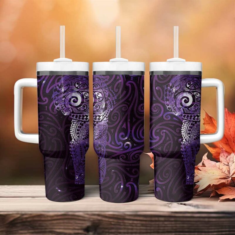 Matariki New Zealand Maori Koru Art Tattoo Custom Stanley Quencher 40oz Stainless Steel Tumbler With Handle - Threewoofs - Image 4