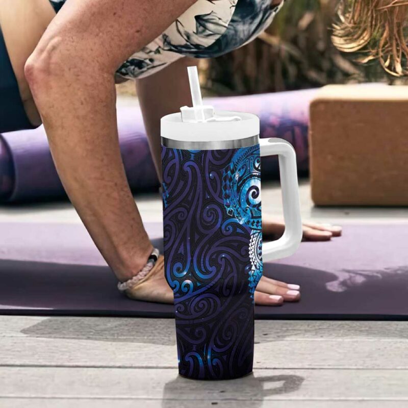 Matariki New Zealand Maori Koru Art Tattoo Custom Stanley Quencher 40oz Stainless Steel Tumbler With Handle - Threewoofs - Image 6