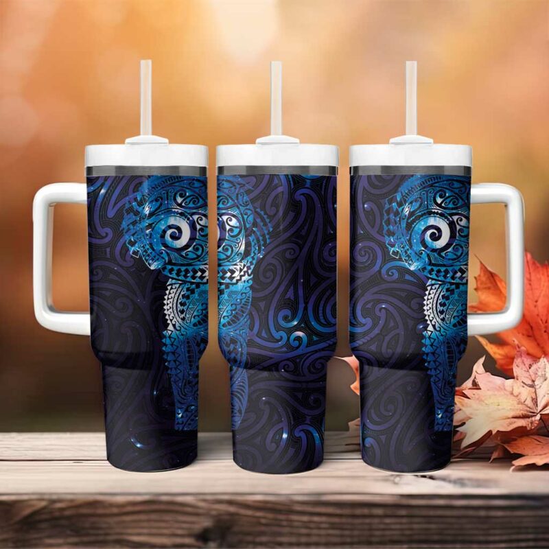 Matariki New Zealand Maori Koru Art Tattoo Custom Stanley Quencher 40oz Stainless Steel Tumbler With Handle - Threewoofs - Image 4