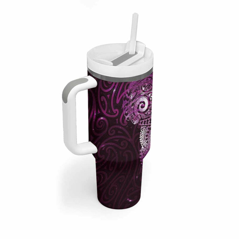 Matariki New Zealand Maori Koru Art Tattoo Custom Stanley Quencher 40oz Stainless Steel Tumbler With Handle - Threewoofs - Image 2
