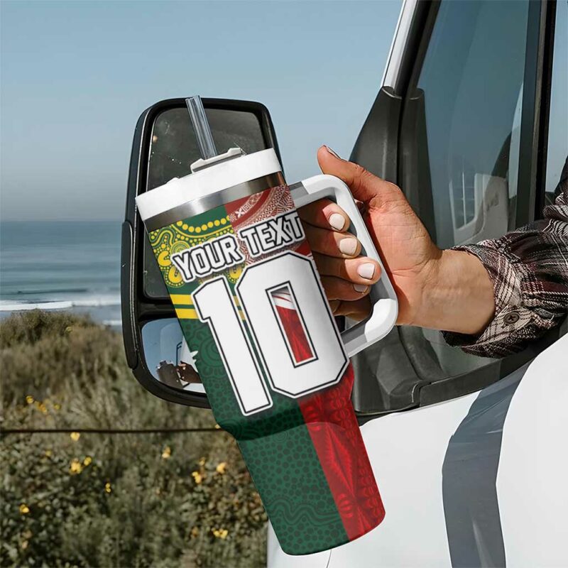 Mate Ma‚Äôa Tonga and Australia Kangaroo Nation Seal Custom Stanley Quencher 40oz Stainless Steel Tumbler With Handle - Threewoofs - Image 7