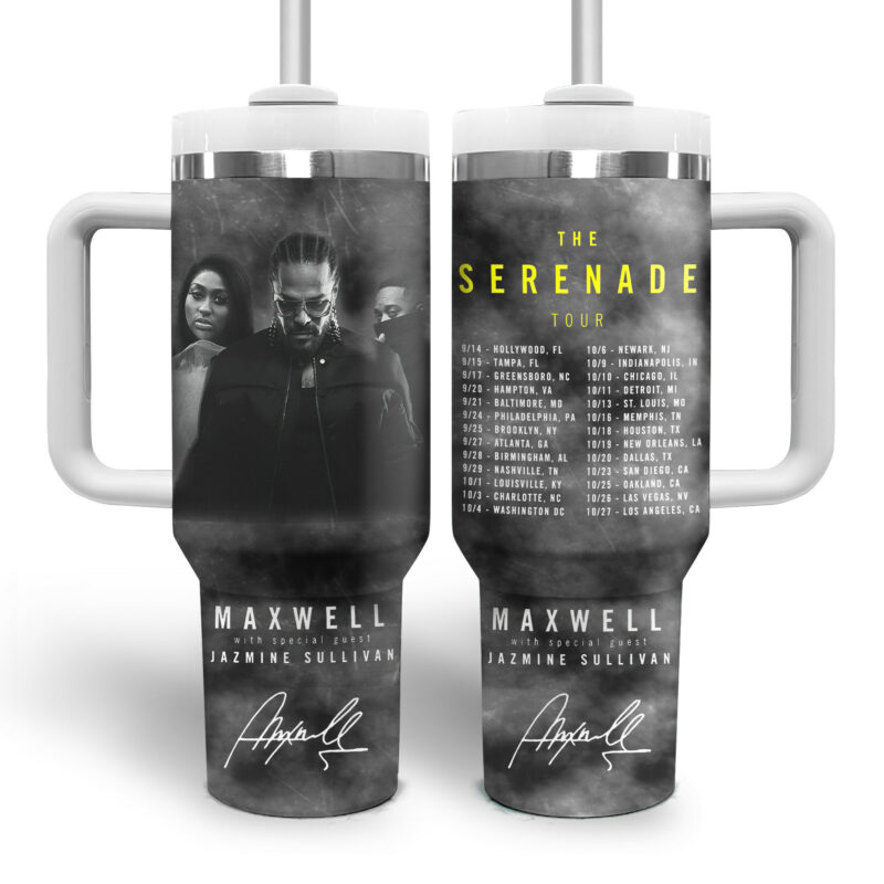 Maxwell Music Custom Stanley Quencher 40oz Stainless Steel Tumbler With Handle - Threewoofs - Image 3
