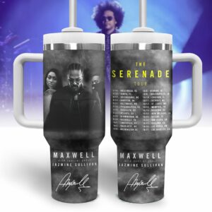 Maxwell Music Custom Stanley Quencher 40oz Stainless Steel Tumbler With Handle - Threewoofs