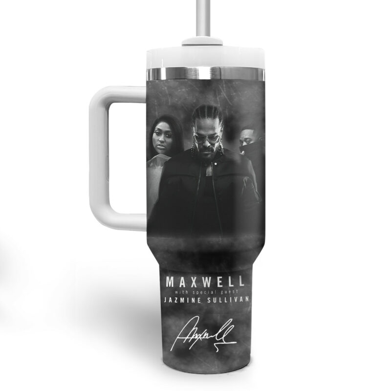 Maxwell Music Custom Stanley Quencher 40oz Stainless Steel Tumbler With Handle - Threewoofs - Image 4