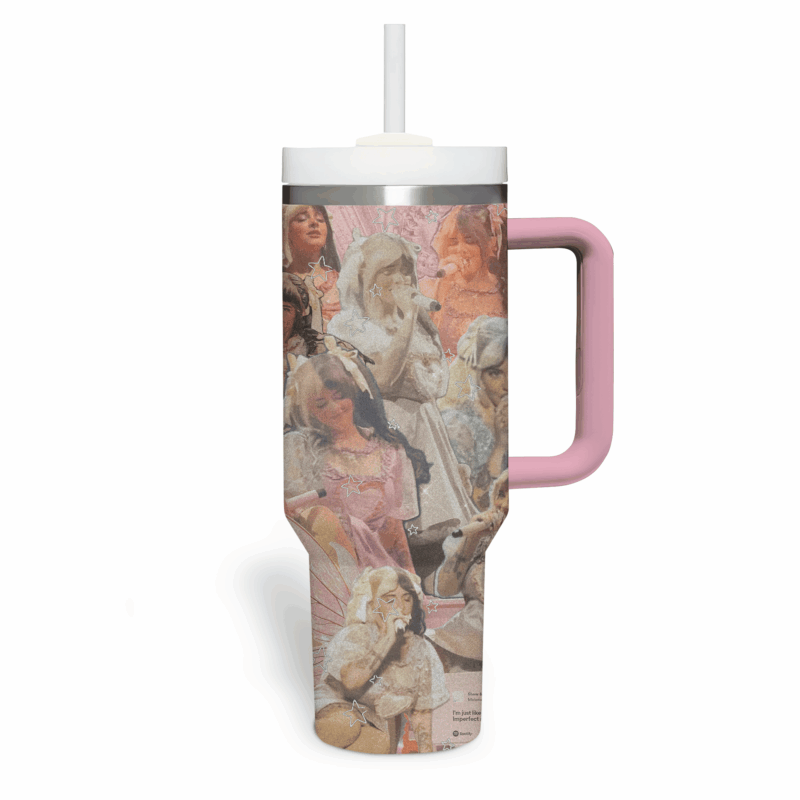 Melanie Martinez Music Custom Stanley Quencher 40oz Stainless Steel Tumbler With Handle - Threewoofs - Image 3
