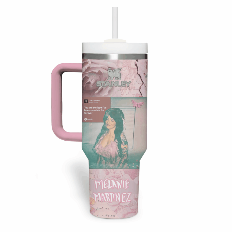 Melanie Martinez Music Custom Stanley Quencher 40oz Stainless Steel Tumbler With Handle - Threewoofs - Image 2