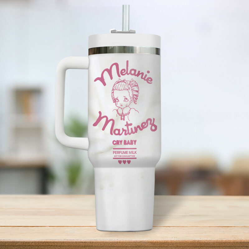 Melanie Martinez Music Custom Stanley Quencher 40oz Stainless Steel Tumbler With Handle - Threewoofs - Image 3