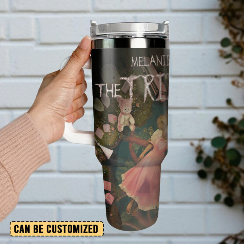 Melanie Martinez Music Custom Stanley Quencher 40oz Stainless Steel Tumbler With Handle - Threewoofs - Image 3
