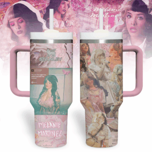 Melanie Martinez Music Custom Stanley Quencher 40oz Stainless Steel Tumbler With Handle - Threewoofs