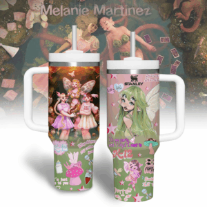Melanie Martinez Music Custom Stanley Quencher 40oz Stainless Steel Tumbler With Handle - Threewoofs