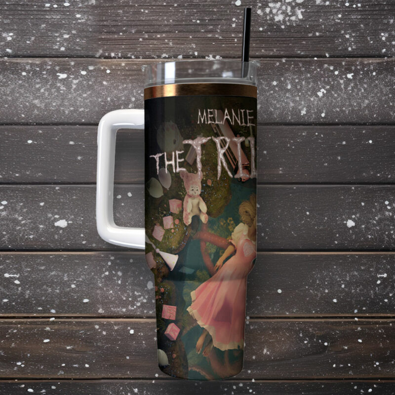 Melanie Martinez Music Custom Stanley Quencher 40oz Stainless Steel Tumbler With Handle - Threewoofs - Image 2