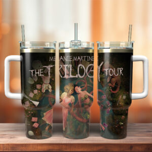Melanie Martinez Music Custom Stanley Quencher 40oz Stainless Steel Tumbler With Handle - Threewoofs