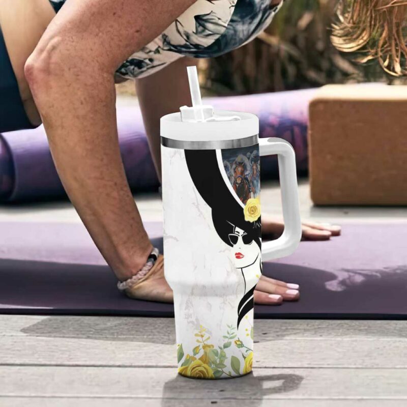Melbourne Horse Racing Derby Day Custom Stanley Quencher 40oz Stainless Steel Tumbler With Handle - Threewoofs - Image 6