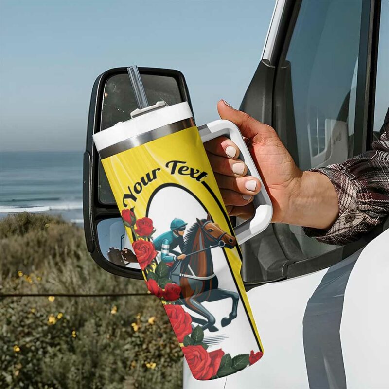 Melbourne Horse Racing The Race That Stops The Nation Custom Stanley Quencher 40oz Stainless Steel Tumbler With Handle - Threewoofs - Image 7