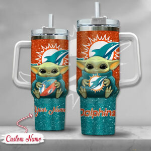 Custom Baby Alien Football Team Tumbler - Personalized Gift for Fans