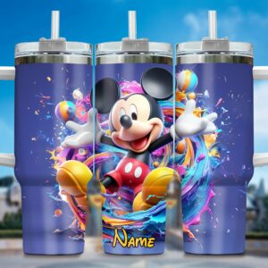 Personalized Mickey Mouse Tumbler – Vibrant Design, Perfect for Kids & Fans