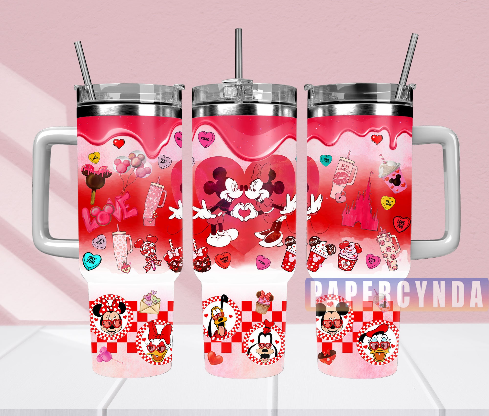 Cute Couple Valentine's Day Tumbler - Perfect Gift for Lovers