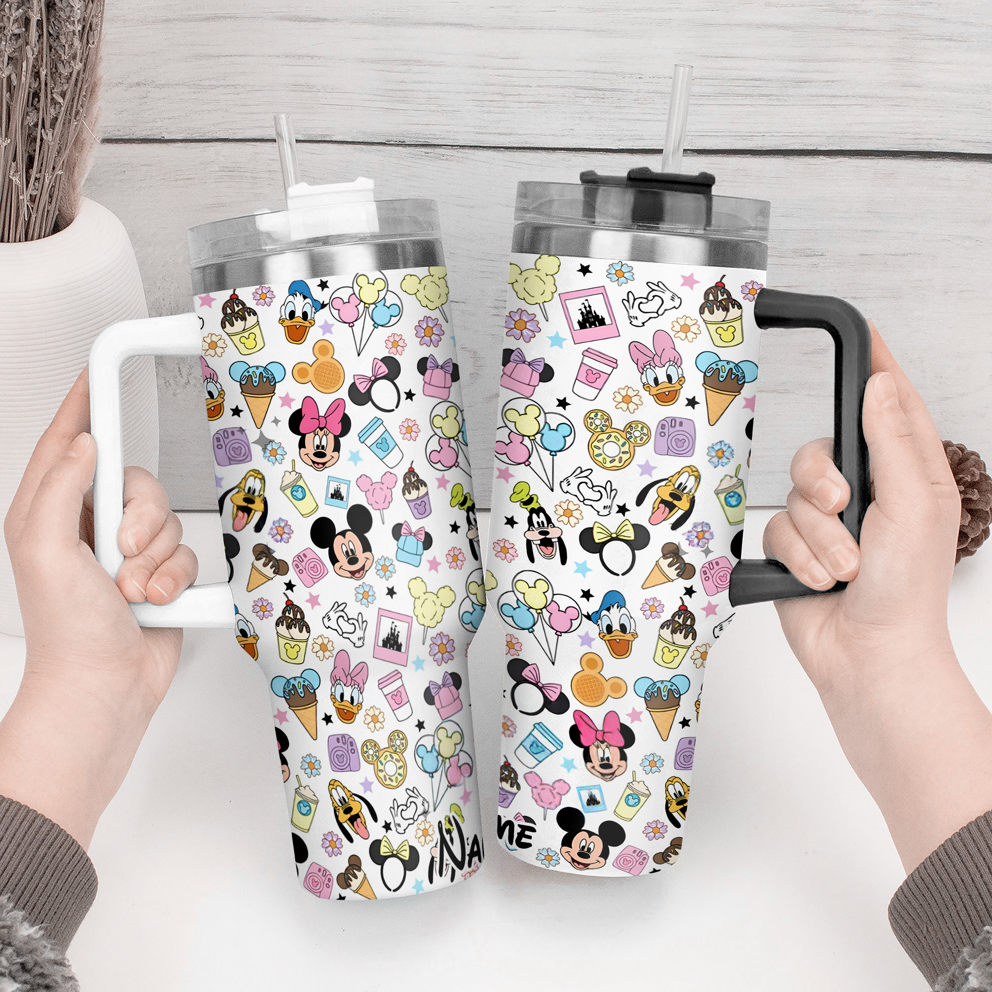 Personalized Disney Characters Tumbler - Fun & Colorful Design for Kids & Adults - Image 5