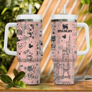 Limited Edition Disney Magic Castle Stanley Tumbler - Mickey & Minnie Design