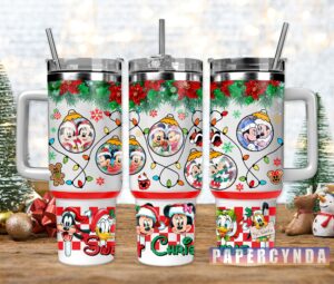 Festive Holiday Travel Mug – Christmas Cheer with Classic Cartoon Characters