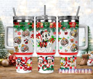 Festive Holiday Tumbler with Fun Characters - Perfect Christmas Gift!