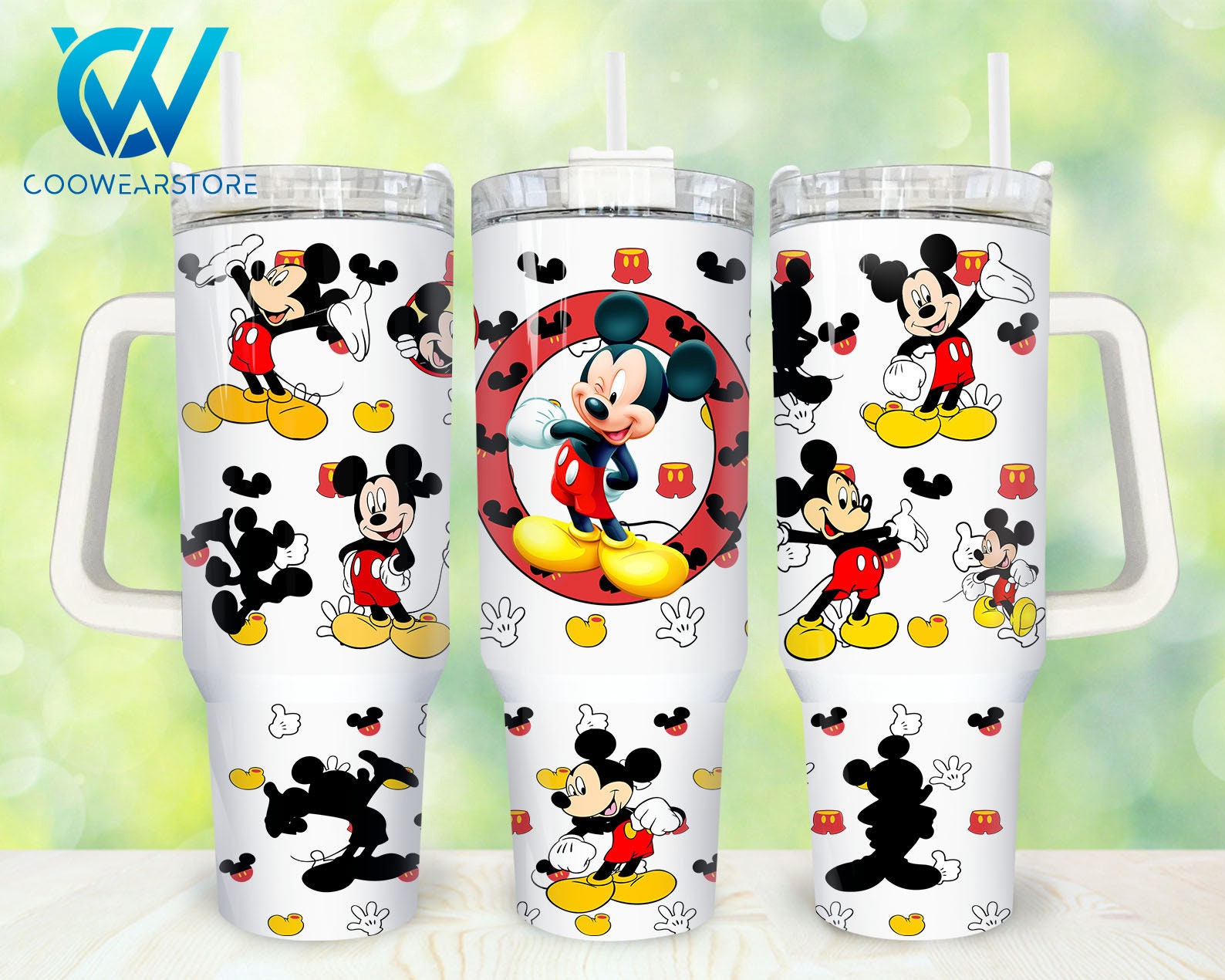 Mickey Mouse Magic Tumbler with Straw - Perfect for Disney Fans!