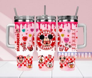 Cute Coffee Tumbler with Straw - Fun Cartoon Design, Perfect Gift
