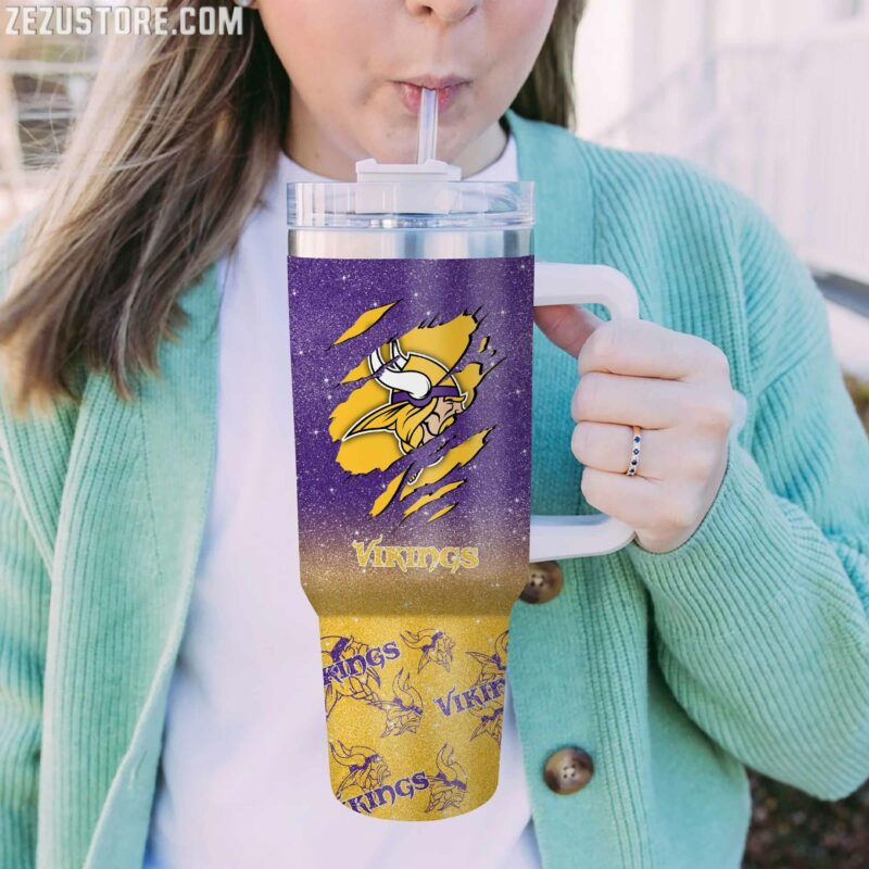 Customizable Viking Tumbler with Straw - Personalized Gift for Fans - Image 2