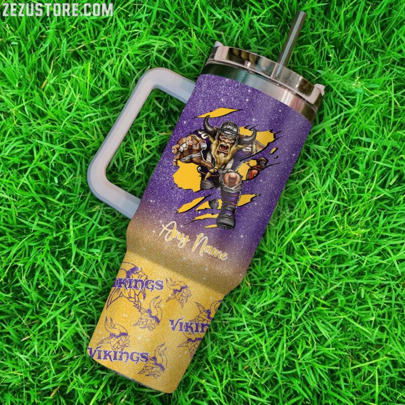 Customizable Viking Tumbler with Straw - Personalized Gift for Fans - Image 3