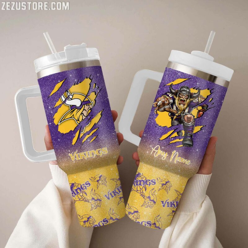 Customizable Viking Tumbler with Straw - Personalized Gift for Fans