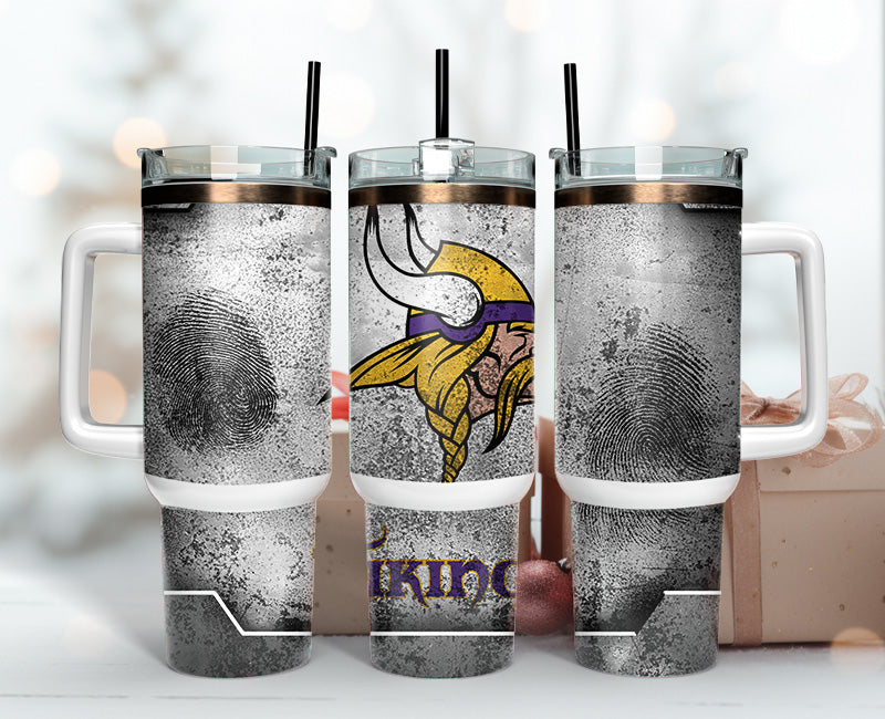 Viking Spirit Tumbler with Handle - Insulated Travel Mug for Hot & Cold Drinks
