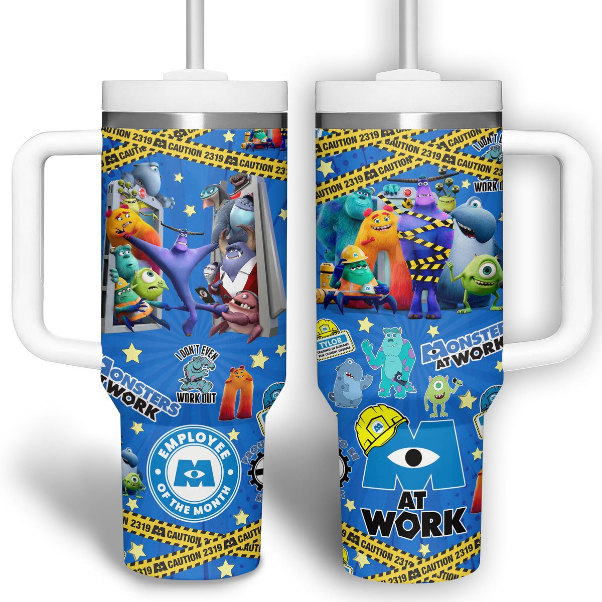 Monsters at Work Insulated Travel Mug - Keep Drinks Hot or Cold in Style