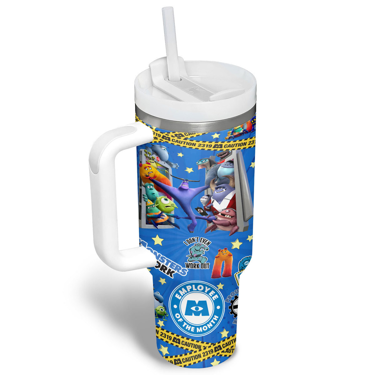 Monsters at Work Insulated Travel Mug - Keep Drinks Hot or Cold in Style - Image 3