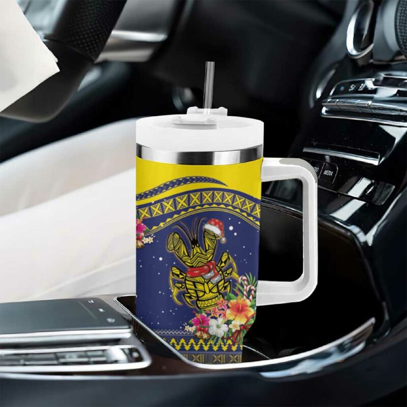 Monuina e Kilisimasi Niue Christmas Niuean Tribal Custom Stanley Quencher 40oz Stainless Steel Tumbler With Handle - Threewoofs - Image 8